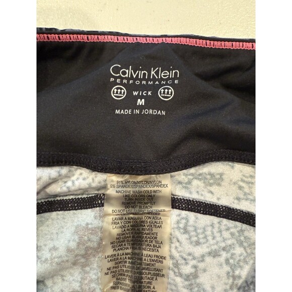 Calvin Klein Performance Leggings Womens Medium Athleisure Athletic Travel Gym - Picture 3 of 7